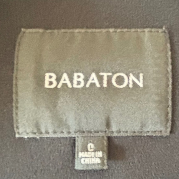 Babaton Aritzia black crop moto asymmetrical zip up blazer jacket size 0 - Picture 15 of 16